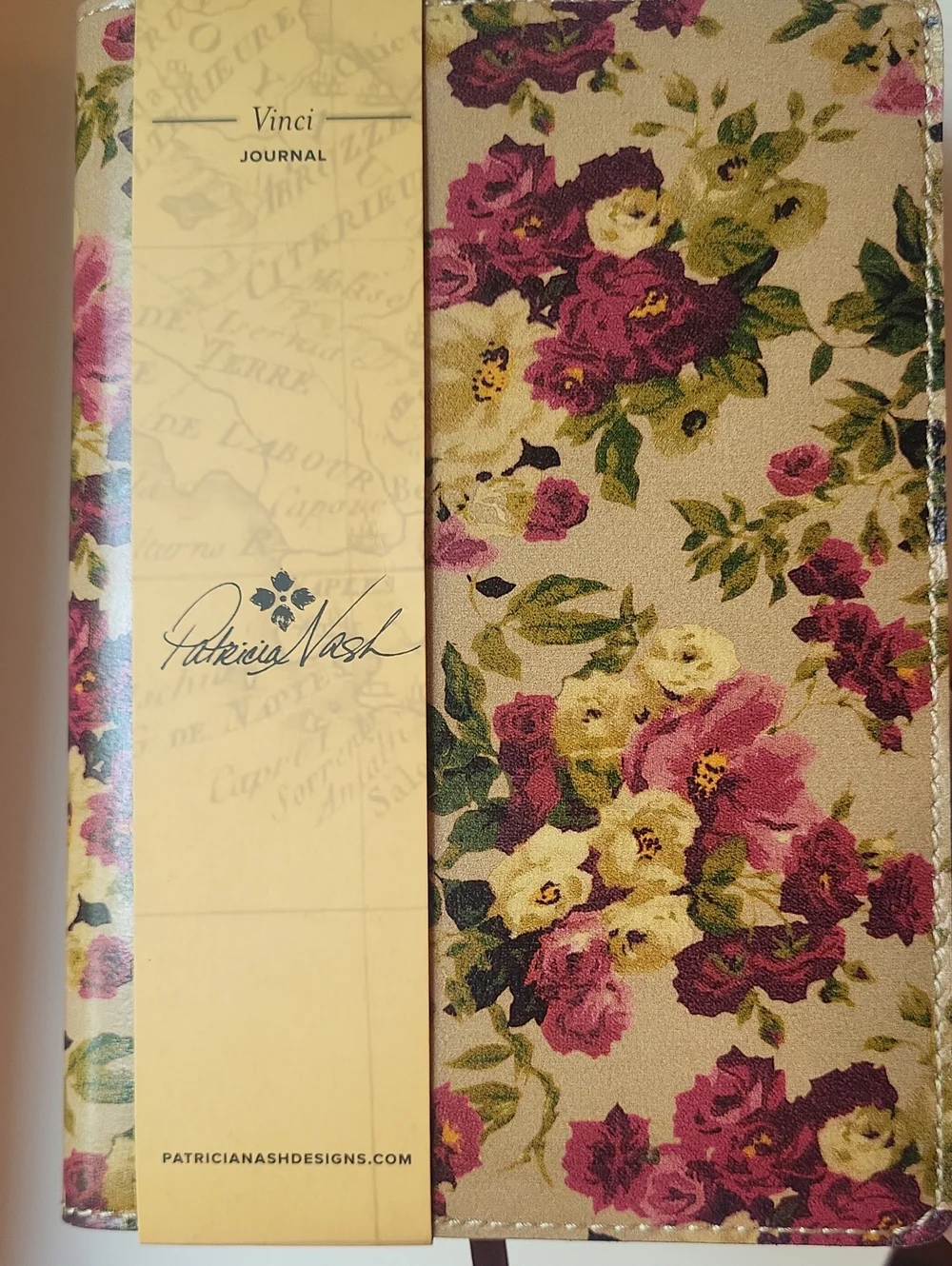 Patricia Nash Antique Rose Vinci Journal